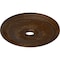 Ekena Millwork Theia Ceiling Medallion (Fits Canopies up to 6 3/4"), 24"OD x 3 5/8"ID x 1 3/4"P, Root Beer Crackle CM24THRBC - alternate 2